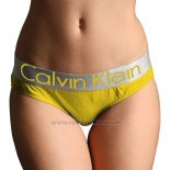 Slip Calvin Klein Mujer Steel Blateado Amarillo