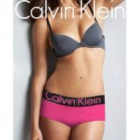 Boxer Calvin Klein Mujer Steel Negro Rosa