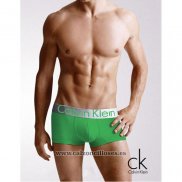 Boxer Calvin Klein Hombre Steel Blateado Verde