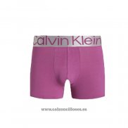 Boxer Calvin Klein Hombre Steel Blateado Violeta