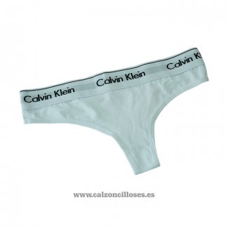 Calvin Klein Mujer Tanga Blanco