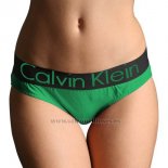 Slip Calvin Klein Mujer Steel Negro Verde