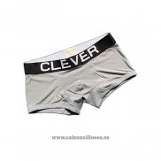 Boxer Clever Hombre Gris Negro