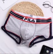 Boxer Fila Hombre Gris Negro