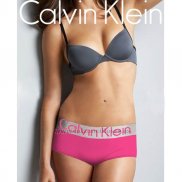 Boxer Calvin Klein Mujer Steel Blateado Rosa
