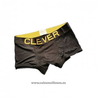 Boxer Clever Hombre Negro Amarillo