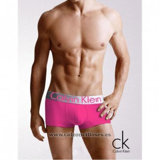 Boxer Calvin Klein Hombre Steel Blateado Rosa