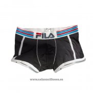 Boxer Fila Hombre Negro Blanco Rojo